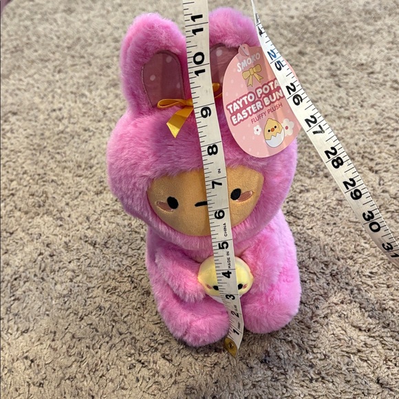 Pink Tayto Potato Easter Bunny Plush Toy - Picture 3 of 4
